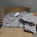 PHF Cotton Jacquard Comforter Set Queen, Soft Breathable, Grey