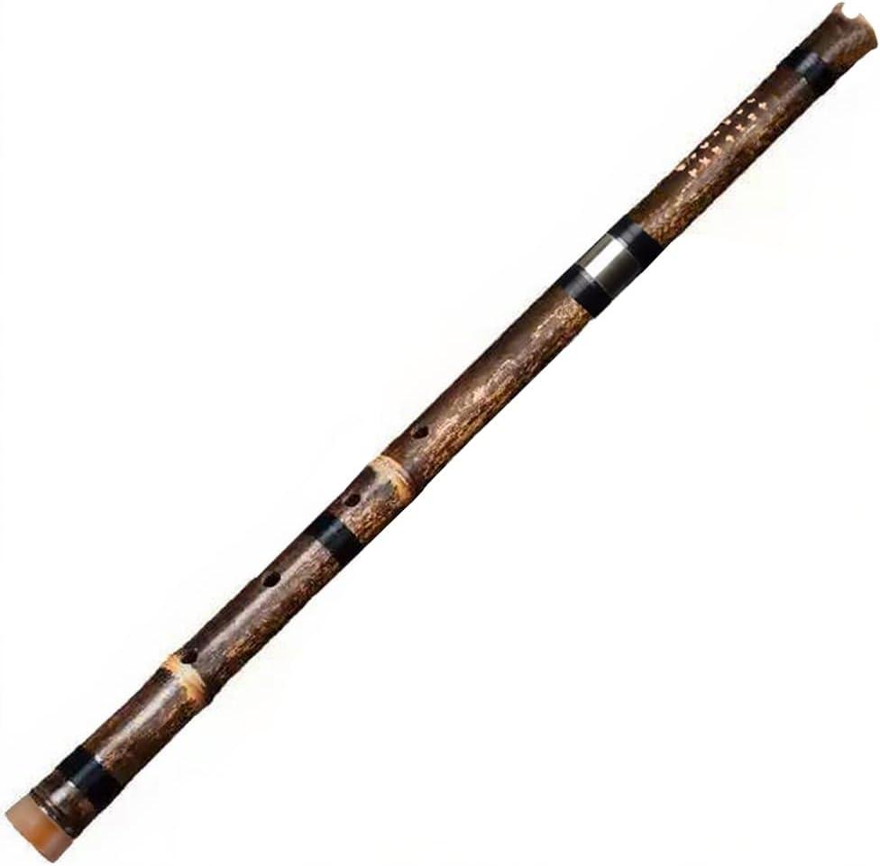 Shakuhachi 54cm Vertical Flute D Key Shakuhachi 5 Holes Bamboo Flute Woodwind Instrument (Classic)