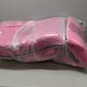 Dog Car Seat for Large/Medium Dogs - Memory Foam Dog Booster Seat for Under 55Lbs or 2 Small Dogs-Detachable and Washable Travel Bed with Thick Cushion and Storage Pockets-Pink