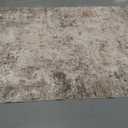 10x12 Area Rug Living Room Rugs - Washable Neutral Modern Abstract Soft Thin Large Rug Indoor Floor No Slip Rug Carpet for Bedroom Under Dining Table Home Office Decor - Brown Grey