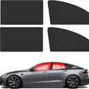 Car Window Shades 4PCS Car Window Curtains Covers for Baby and Privacy, Side Window Sun Shade Front Side & Rear Glass Curtains 99% UV Protection Magnetic Retractable Fordable Removable Tint