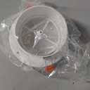 Circular disc-type air vent with integrated filter, for installation on ceilings, walls, or in suspended ceiling ventilation systems