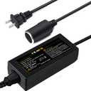 60W 5A AC to DC Converter,110v to 12V Car Cigarette Lighter Socket AC/DC Power Supply Adapter Transformer for Car Charger,Vcauum Clean,Car Purifie,Fan and Other Car Accessories Under 60W (5A)