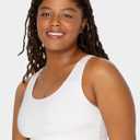 Fruit of The Loom Women's Multi-Pack Tank Top Style Sports Bra (34, Black/ White/Heather Grey)