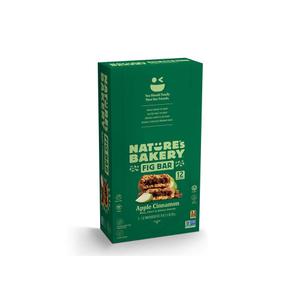 Nature's Bakery Whole Wheat Fig Bar, Vegan + Non-GMO, Apple Cinnamon (12 Count)