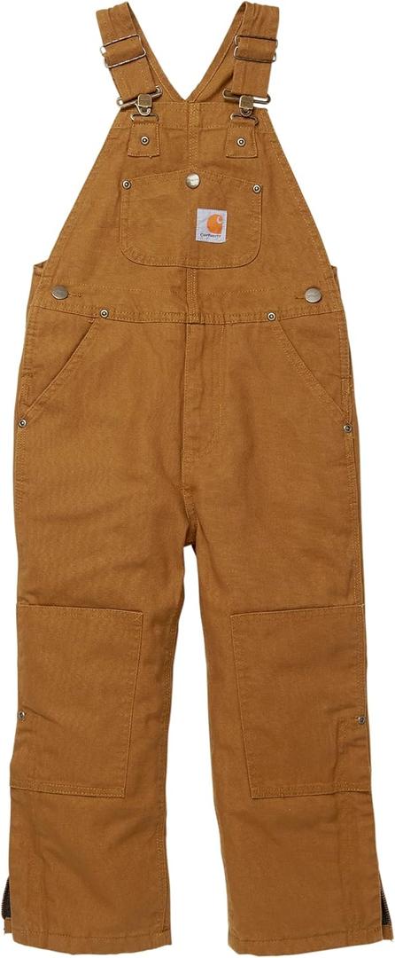 Carhartt Kid's CM8603 Washed Duck Bib Overall - Boys (10)