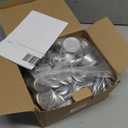 200 Sets Button Maker Supplies, 58mm/2.25 inch Button Supplies, with Metal Needle Back Cover, Metal Cover, Transparent Film and Blank Paper, Suitable for Button Making Machine and Pin Maker Press