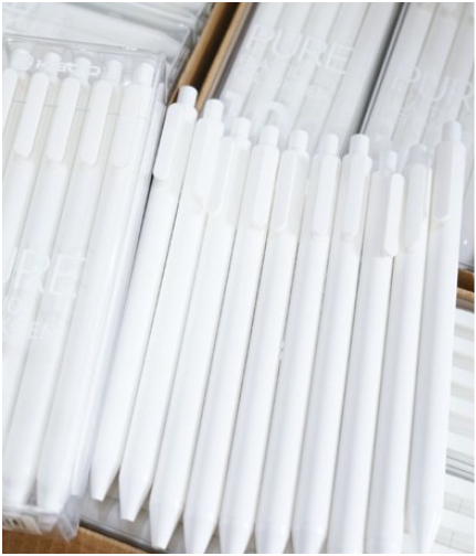 Fulmoon 50 Pcs Pens For Baby Shower (White)