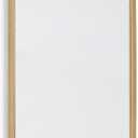 Signature Design by Ashley Dumi Glam 20" Mirrored Wall Sconce, Fits 1 Pillar Candle, Gold