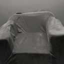 Kids Sofa Chair with Removable Washable Cover Kids Couch Toddler Chair Toddler Bed Cozy Crystal Velvet Furniture for Playtime, Naps & Travel (Soft Grey, Bear Design) (13.8 inches x 23.2 inches x 17.7 inches)