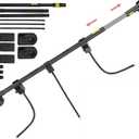 Christmas Garland Hanger for Front Door - Fits 43" to 52" Doors, Holds up to 110 Lbs, Adjustable Wreath Holder for Christmas, Halloween Decorations, No Screws Drilling, Damage-Free Installation