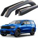 Goodyear Shatterproof in-Channel Window Deflectors for Dodge Durango 2011-2025, Rain Guards, Window Visors for Cars, Vent Deflector, Car Accessories, 4 pcs - GY007892
