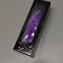 Gear Shift Knob Crystal Diamond Automatic Gear Shift Knob Car Luminous Modified Bollard Head Fit for Most Automatic Manual Vehicles (Purple, 150 mm/5.9 inch)