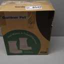 Gardner Pet Automatic Dog Water Dispenser Gravity Stainless Steel Waterer & Food Feeder Set, 100% BPA Free Large Capacity Feeding Bowls for Medium & Large-Sized Dogs Cats Other Pets -(1 Gallon x2) (Dark Grey-Sets)