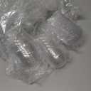 Kingrol 50-Pack Clear Plastic Fillable Ornaments, 5 Assorted Sizes (1.1"-2.75") - Snap-Open Craft Balls for Christmas Decorations, DIY Baubles & Holiday Hanging Dcor