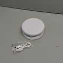 One Fire Cordless Desk Lamp,Dimmable Small Battery Powered Lights,3600mAh Rechargeable Wireless Table Lamp,Mini Lamp&Portable Light for Bed,Book Reading,Home for Small Spaces,Nail Light,Craft,Office (White)