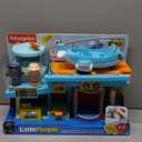 Fisher-Price Little People Toddler Toy Everyday Adventures Airport Playset with Airplane for Preschool Pretend Play Ages 1+ Years