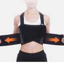Broken Rib Support Brace, Rib and Chest Support Brace, Rib Belt for Ribs Support, Dislocated Ribs Protection, Sternum Injuries and Pulled Muscle Pain (XXL 43" to 53")