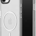 RhinoShield Clear Case Compatible with Magsafe for iPhone 16e | Superior Magnetic, Advanced Yellowing Resistance, Crystal Clear, Protective and Customizable Clear Phone Case - Black Camera Ring