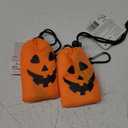 lantern Halloween Treat Tote 14.5"x15" folds into 4.3"x3.2"pouch Set Of 2