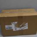 Elevated Ceramic Dog Bowl Set - Raised Dog Bowls with Non-Slip Bamboo Stand - Dog Food and Water Bowl Set - Double Dog Feeding Bowls - Suitable for Small and Medium Dogs - 28.74 OZ - 3.6 CUPS - 850 ML (Grey)