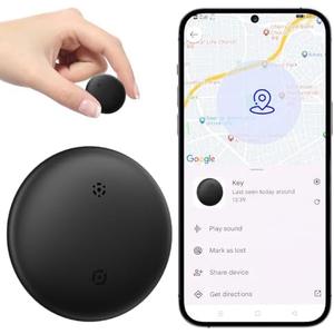 Smart Tag for Android,Smart Tag Android（Not Support iOS） Bluetooth Tracker for Android,Smart Tracking Tag for Google's Find Hub,Item Finder for Backpack, Keys, (Black) 2pcs