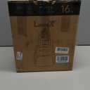 LUGGEX Underseat Carry On Luggage with Wheels, Stylish Lightweight Under Seat Luggage, Soft Sided Personal Item Suitcase for Short Trip (Cream White, 16 Inch)