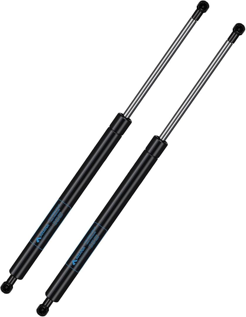 ARANA 17 inch 150 lb Gas Struts Props Lift Supports, C16-15386 17" 668N Gas Spring Shocks C16-15044 for Heavy-Duty Lid A.R.E Cap Leer Camper Shell Truck Cover Canopy Door Tonneau Cover, 2Pcs