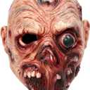 Bulex Halloween Scary Zomie Mask Bloody Old Man Mask Horror Monster Latex Mischief Cosplay Costume Haunted House Escape Room Prop
