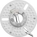 5" LED Ceiling Fan Light Kit Replacement, 18W Universal Retrofit Light for Flush Mount Fans, 3-Color Adjustable, Farmhouse Style, Energy Efficient, Easy DIY Installation for Old Lighting Fixtures