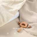 lulumoon Muslin Bassinet Sheets for Baby: Soft Bedside Sleeper Bassinet Fitted Sheets for Boys and Girls