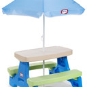 Little Tikes Easy Store Jr. Play Table with Umbrella