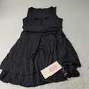 EXARUS Girls Square/Cowl Neck Dress Ruffle Hem Flowy Mini Ruched Waist Sleeveless Short A Line Party Dresses 14Y