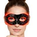 Red Light Eyes Mask, 7-Color-Light, 5 Modes & 30-Min Timer, LED Eye Mask for Under Eye Appearance, Dark Circles, Eye Bags & Fine Lines, Red Light Mask for Home, Travel & Bedtime Routine