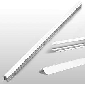 1x1x48 Inch 304 Stainless Steel Golden Wall Corner Guards (10-Pack) Heavy Duty Rounded Corner Protector, Smooth Folded Edge Design for Wall Protection Stainless Steel Slab