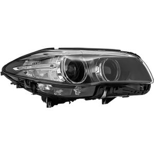 Headlight Assembly for 2014-2017 BMW 528i/535i Base/Luxury Sedan 4-Door (NOT For xDrive/M Sport Models), HID LED Halogen Head Lamp OE/OEM 63117343906 (Right Passenger Side)