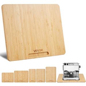 VEVOR Appliance Slider, Large 13 x 16-inch, Rolling Sliding Tray with Silent Rubber Wheels & Hollow Handle, Easy to Clean, Appliance Rolling Tray for Coffee Maker, Kitchen Countertop, Natural Wood,Wide - Large (13"D x 16"W)