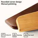 Paint Wood Wall Mounted Coat RackHooks Piano Key Hangers Natural Solid Wood Hanger Non-Woven Fabric Clothes Hangers for Closet, Kitchen, Bedroom, Bathroom, Entryway (Tray walnut-beech, 12 Hooks)
