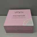 WDF 60pcs Pink Dessert Plates - 7.5inch Baroque Pink and White Disposable Dessert Cute Cake Plates for Upscale Parties &Wedding-Special for Baby Shower, Birthday, Mother's Day