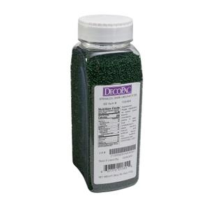 DecoPac Green Sprinkles | Extra Large 26oz Pack | Cake Sprinkle Mix, Fancy Sprinkles For Cake Decorating, Handheld Container, Candy Sprinkles, Cake Sprinkles - Dark Green