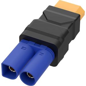 XT60 Male to EC5 Male ConnectorEC5 to XT60 Adapter Injection Molded Type RC Connector Adapter, No Wires Connectors RC Battery Adapter for Battery Micro Drone