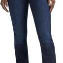 Lee Women's Petite Ultra Lux Comfort with Flex Motion Straight Leg Jean, 2 Petite