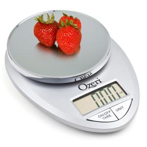Ozeri Pro Digital Kitchen Food Scale, 0.05 oz to 12 lbs (1 gram to 5.4 kg)