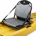 Aluminum Frame Kayak Seat Replacement Breathable Mesh Stadium Chair for Sit-On-Top Fishing Kayaks & Canoes High Back Support & Adjustable Straps