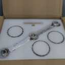 3 Light Brushed Gold Bathroom Vanity Light Over Mirror, Modern Vanity Lighting with Crystal Glass Shade, Wall Mount Bathroom Light Fixtures, E26 Base