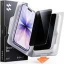 SMARTDEVIL 2 Pack Tempered Glass for iPhone 17 Privacy Screen Protector | Military-Grade Shatterproof Protection, 9H Hardness, Anti-Spy Privacy Film, Fast & Easy Installation, Case Friendly Design