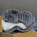 Bedsure Electric Blanket Twin - Soft Ribbed Flannel Heated Blanket, Heating Blanket with 10 Time Settings, 6 Heat Settings, and 8 hrs Timer Auto Shut Off (62x84 inches, Grey)