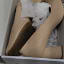 DREAM PAIRS [Stand All Day Pumps] Counsel Round-Toe Low Block Heel Pumps, Size 6.5, Nude