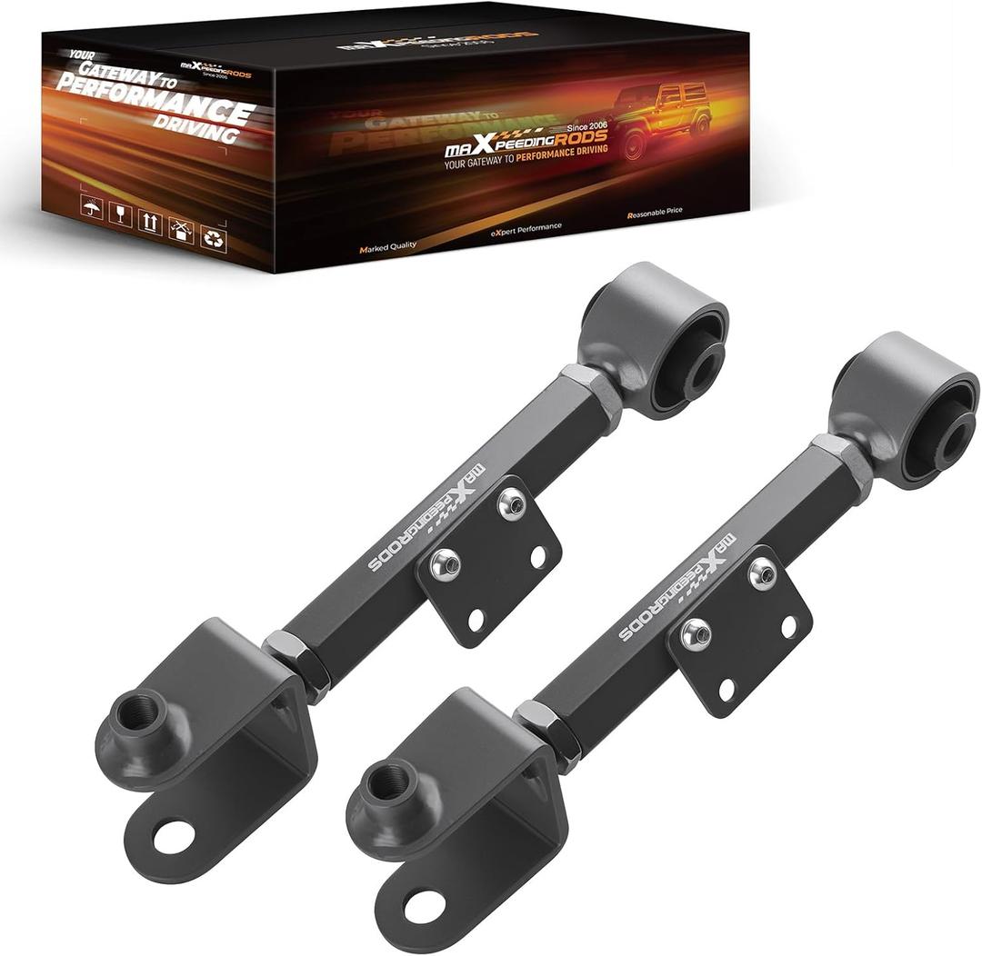 maXpeedingrods -2 to +4 Rear Camber Arm for Honda CR-V FWD/AWD 2007-2016, Adjustable Control Arm Kit, Gray maXpeedingrods -2 to +4 Rear Camber Arm for Honda CR-V FWD/AWD 2007-2016, Adjustable Control Arm Kit, Gray