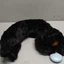 Heartbeat Puppy for Dogs-for Separation Anxiety Relief, Heartbeat Stuffed Animal Anxiety Calming Behavioral Aid Plush Toy for Dogs Cats Pets (black)